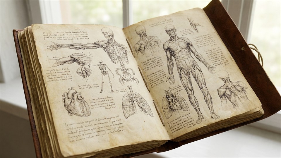 Dessins anatomiques de Léonard