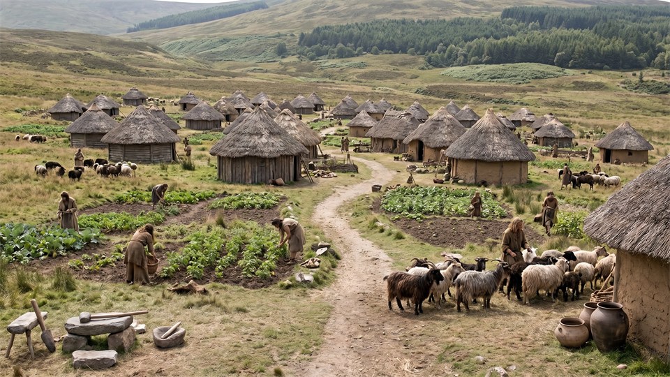 Early farming village from the Neolithic