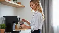 Brygning med kaffemaskine