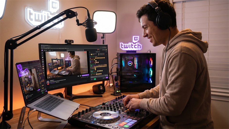 DJing on Twitch Title Image