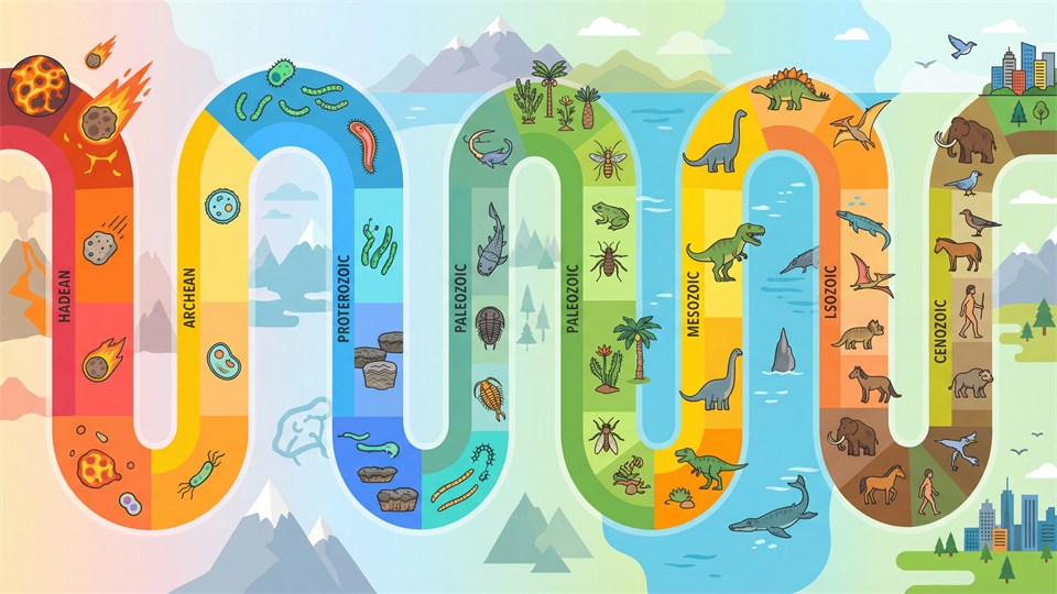 Tiempo geológico: El reloj ancestral de la Tierra Title Image