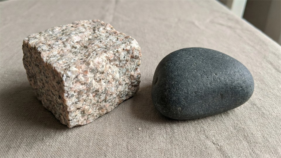Granit et basalte - exemples de roches magmatiques