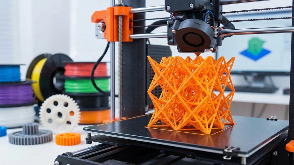 3D-printer der fremstiller en prototype